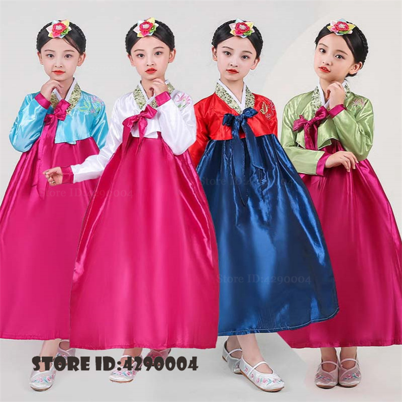 Korean Culture And Lifestyle - Vestido tradicional coreano Hanbok para crianças,